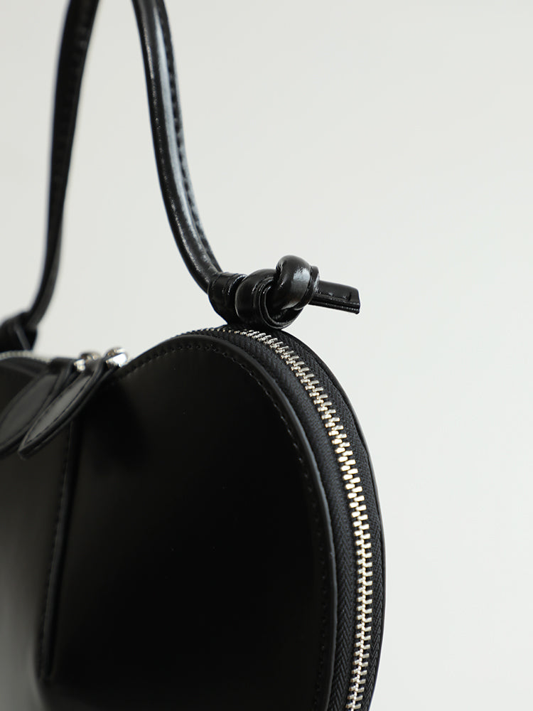 Genuine leather heart bag messenger bag handbag