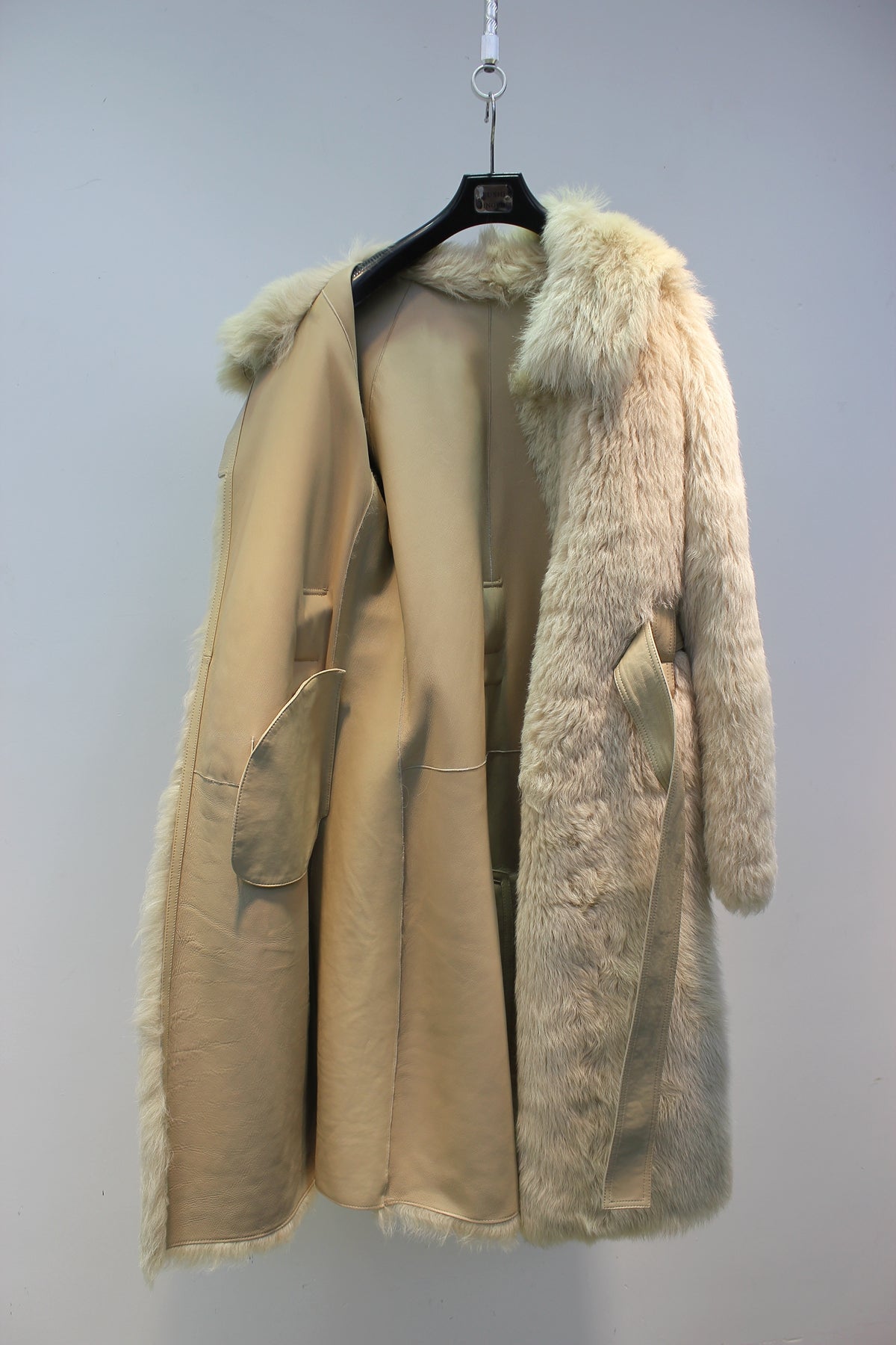 Spanish imported Tuscan sheepskin long BV jacket