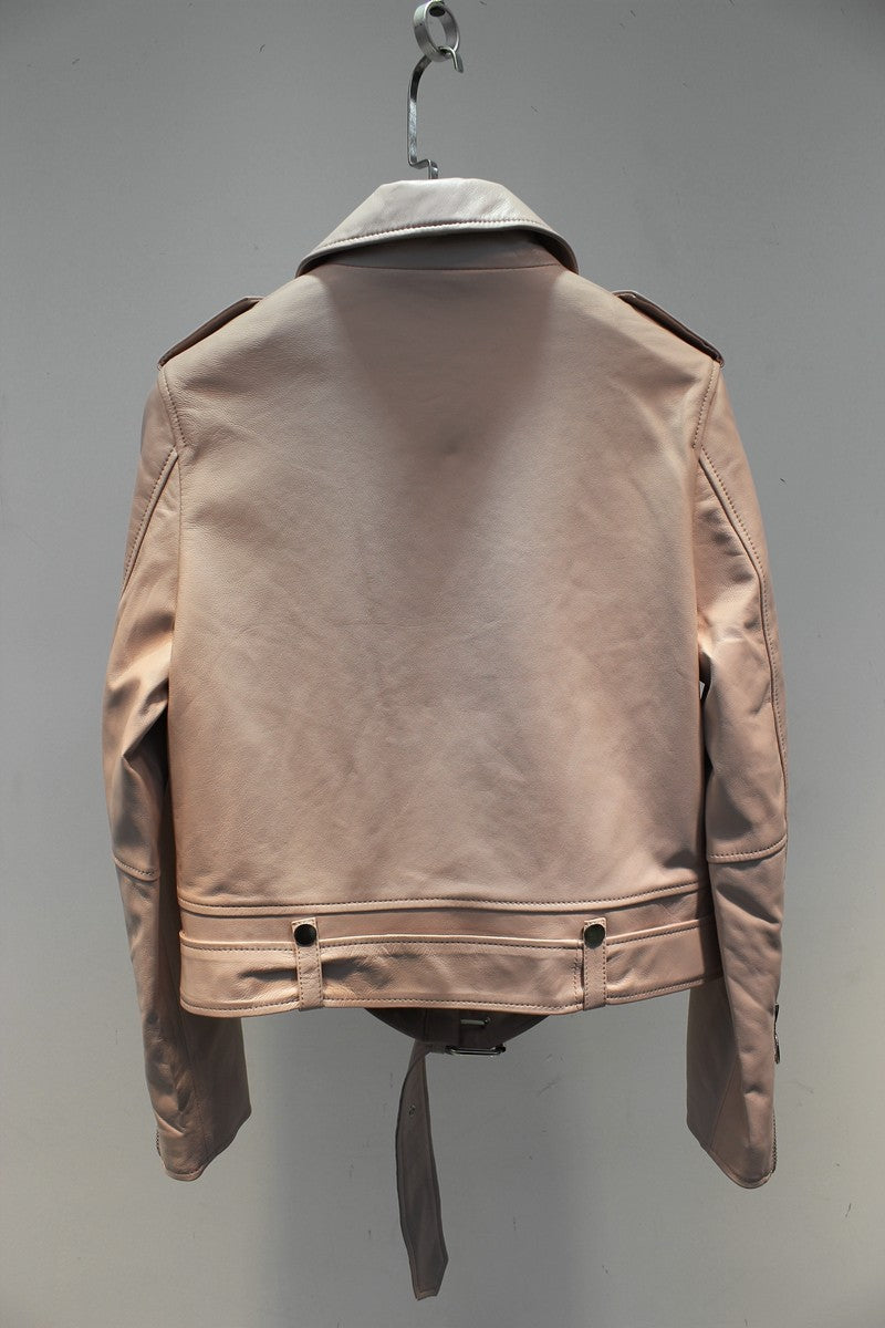 black sheepskin jacket
