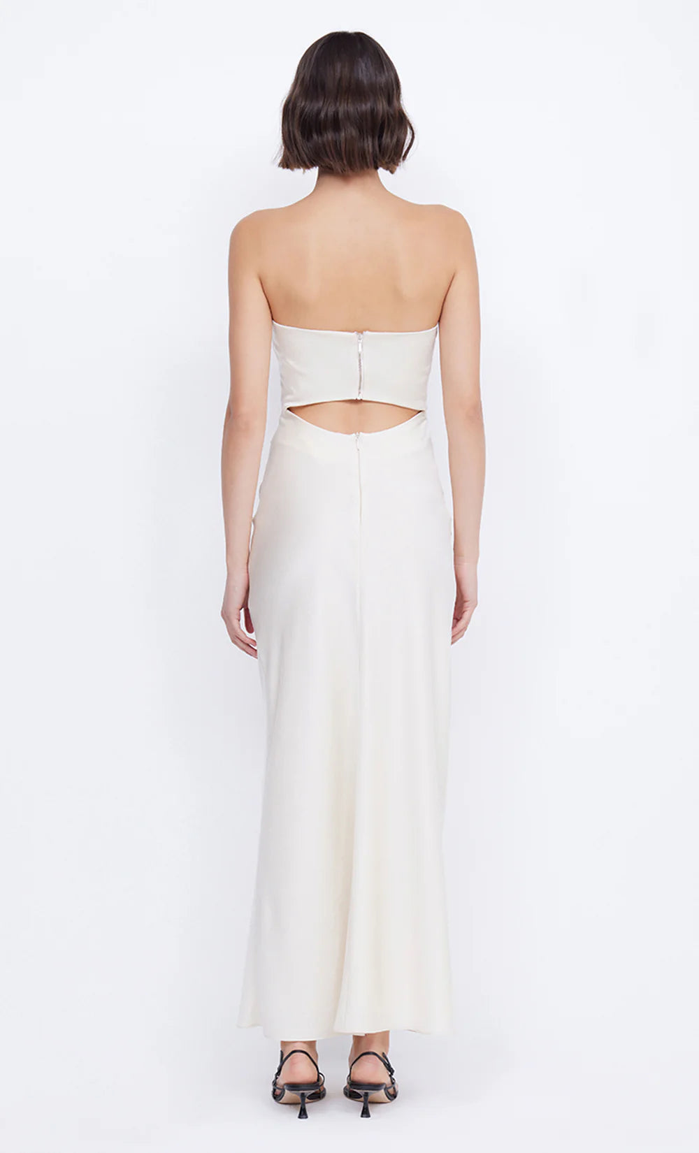 Strapless Butterfly Fitted Dress