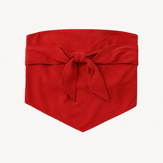 BOW STRAPLESS TOP