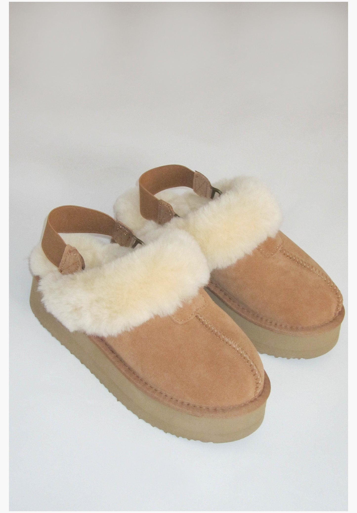 Handmade fur and velvet cotton shoes