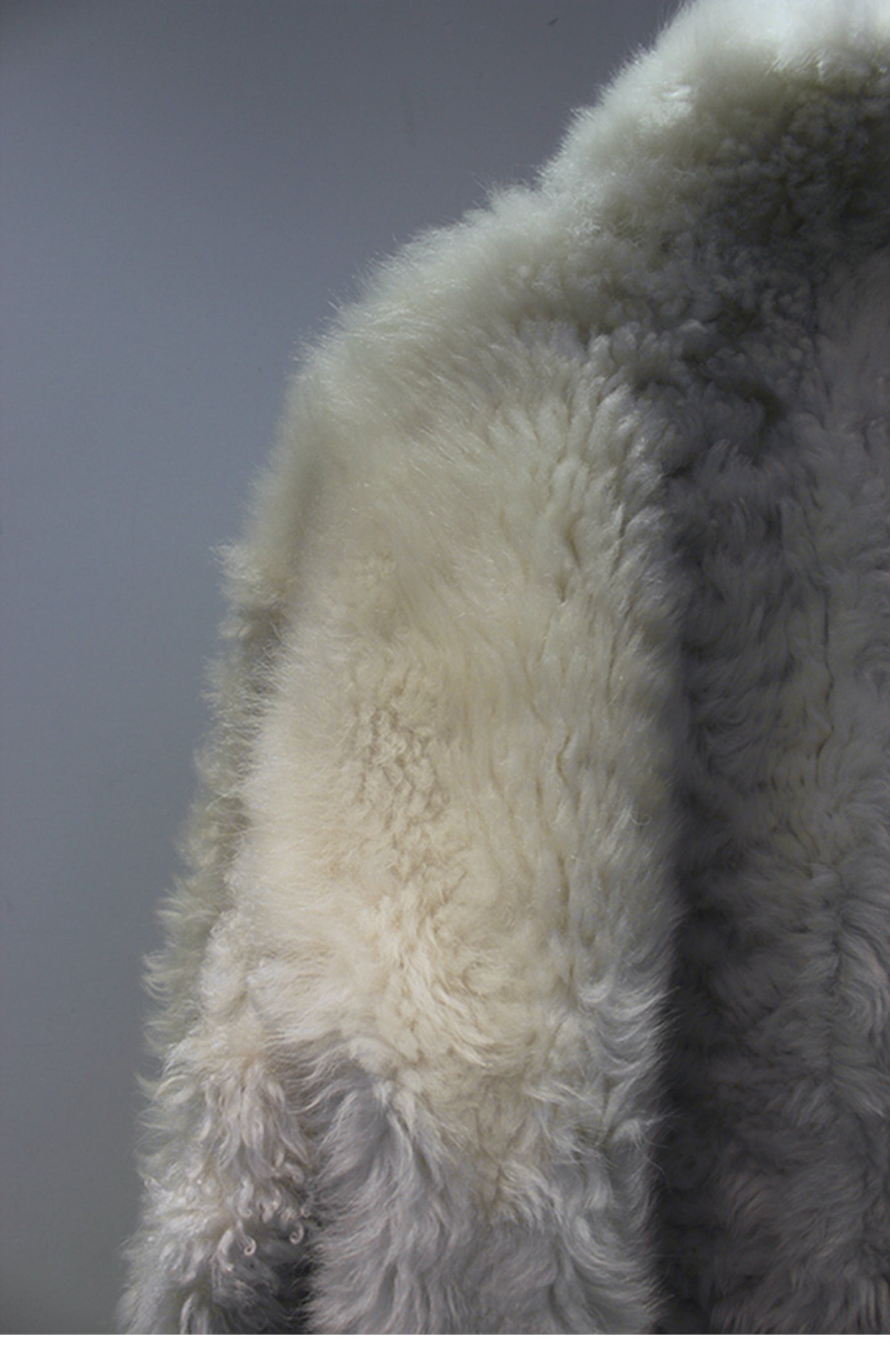 Tuscan sheepskin one-piece stand-collar fur coat imported from Spain