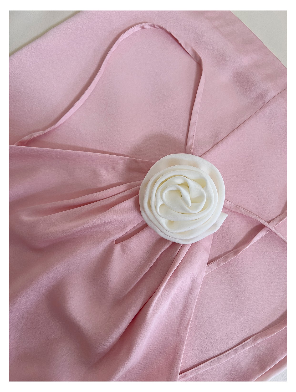 Backless Pink Party Dress Hip Satin Dress