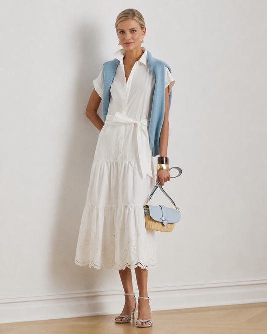 Belted Shirt Dress