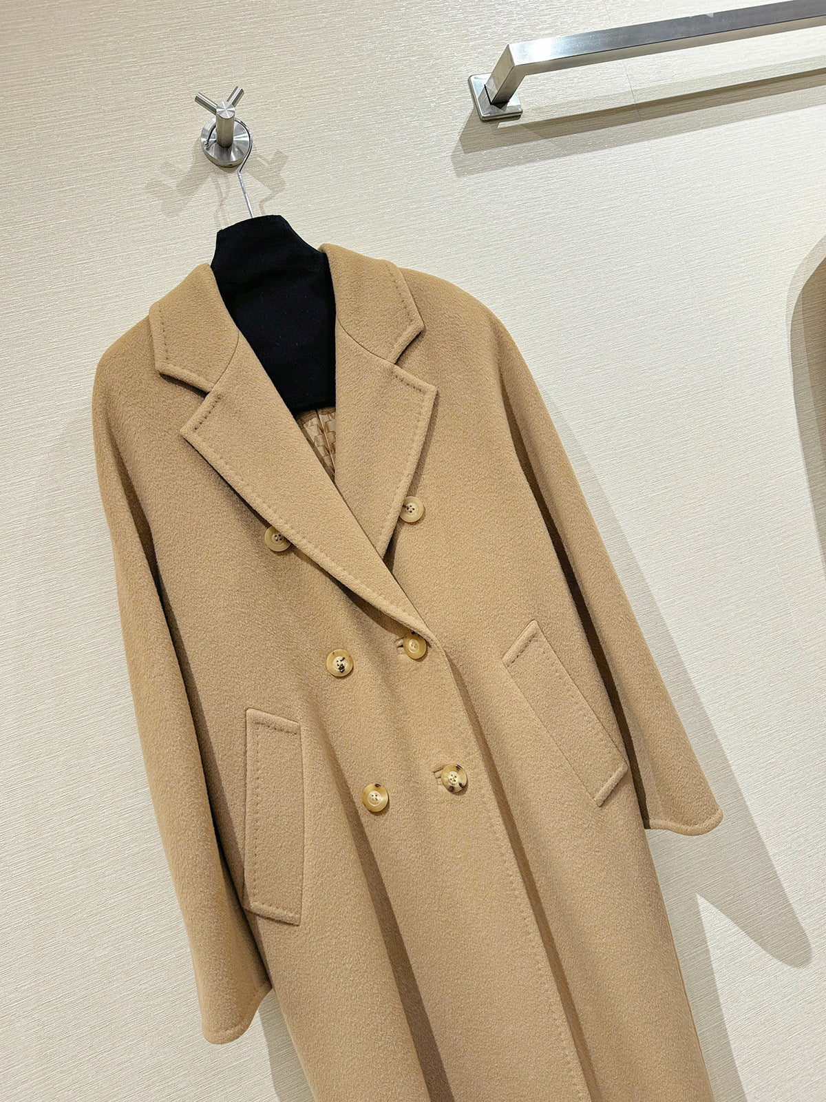 Sheep wool cashmere coat