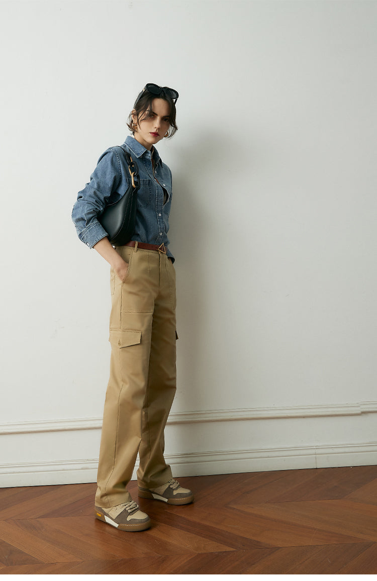 Lazy New Style "Nude" Soft Silo Slub Denim Shirt