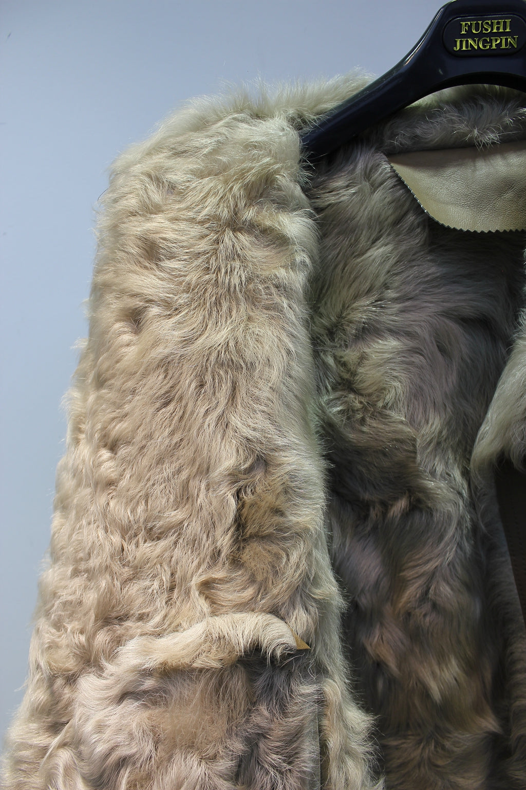 Soft small lake sheep fur all-in-one slimming short fur coat