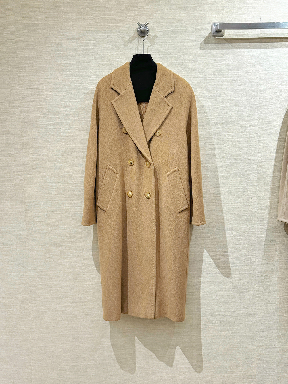 Sheep wool cashmere coat
