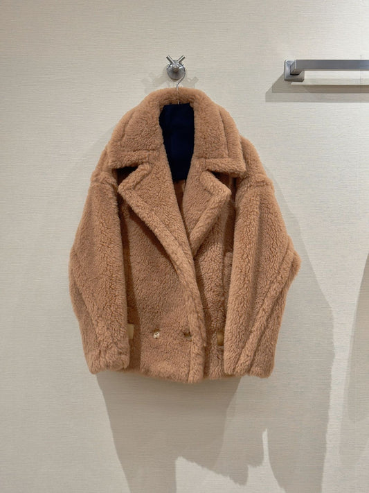 Biker Teddy Bear Alpaca Fur Jacket