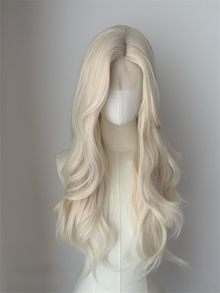 women's full head wig big wave curls