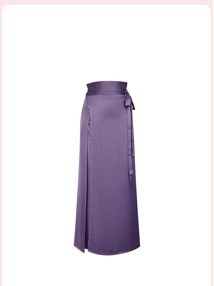 Purple skirt