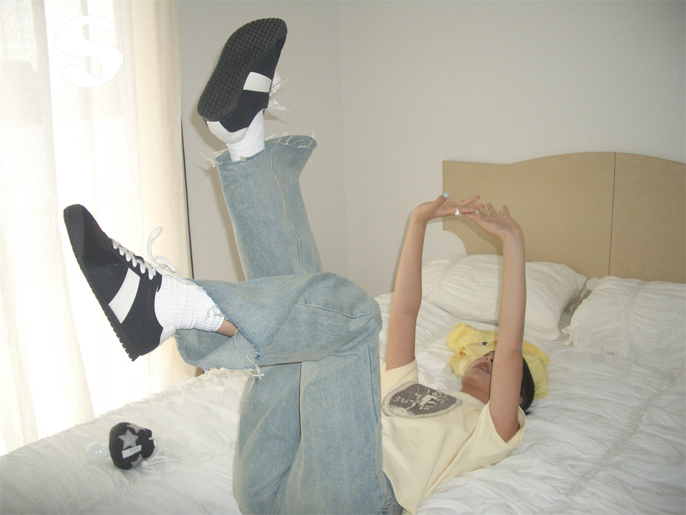 Retro personality American ballet soft bottom moral training movement