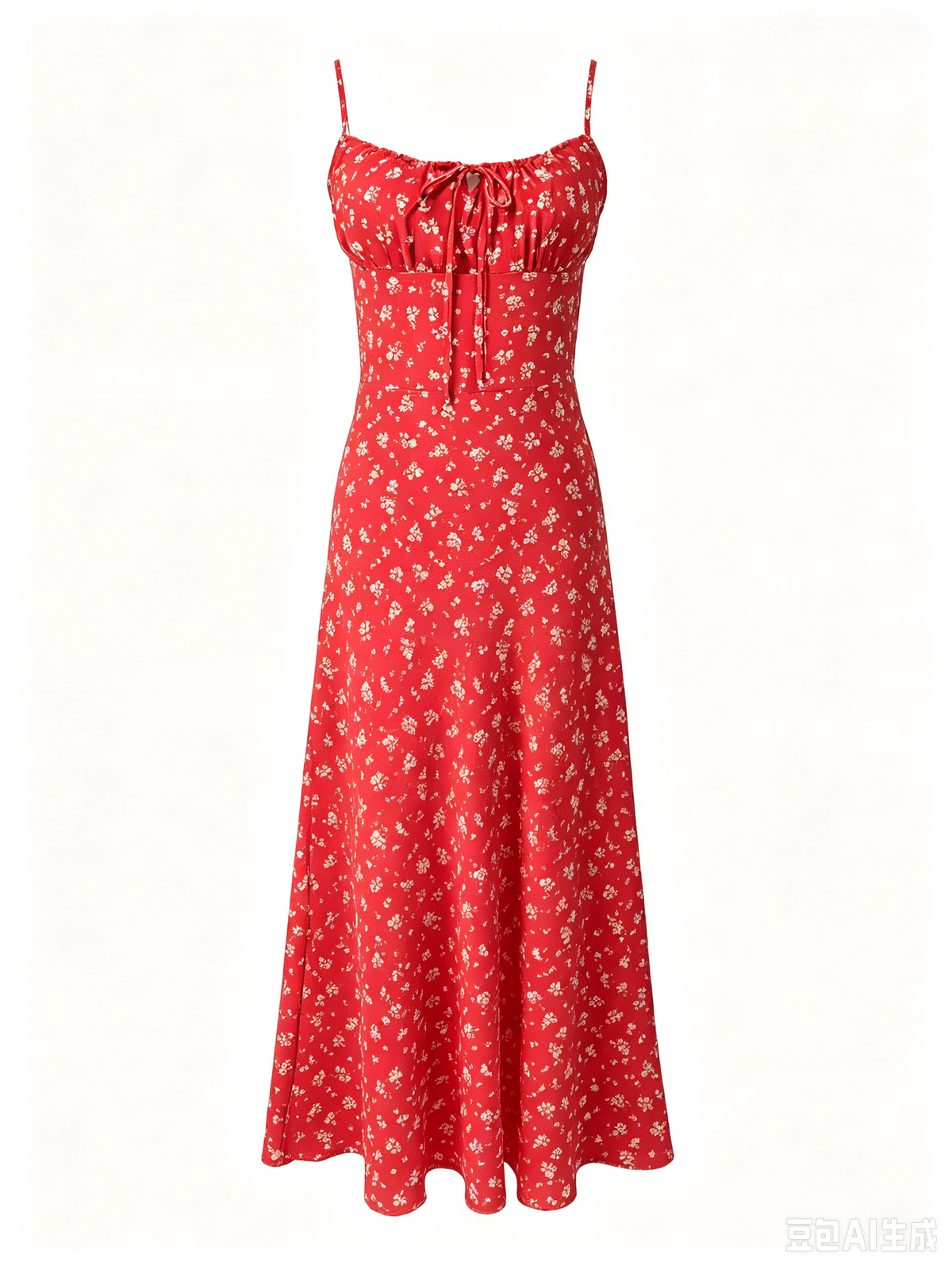 Poppy Bloom Silk Maxi Dress