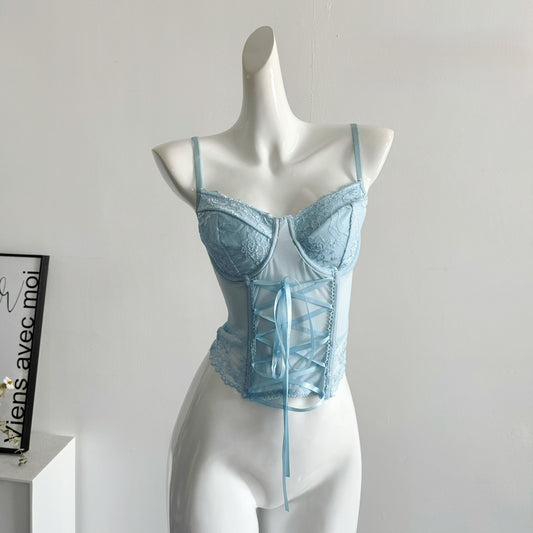 Blue Lace Camisole