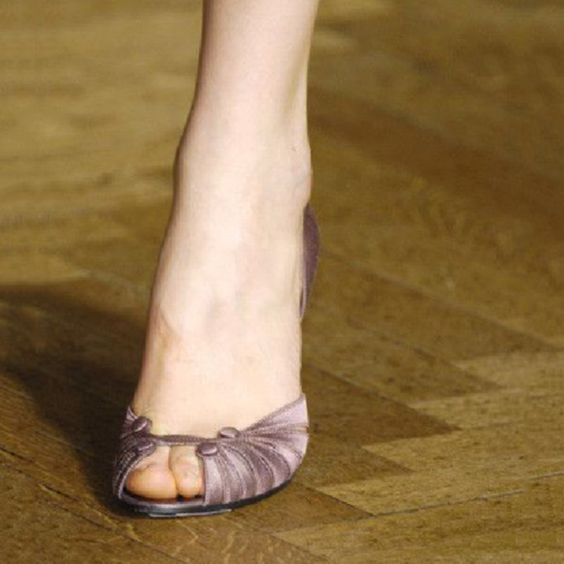 Vintage open toe high heel sandals