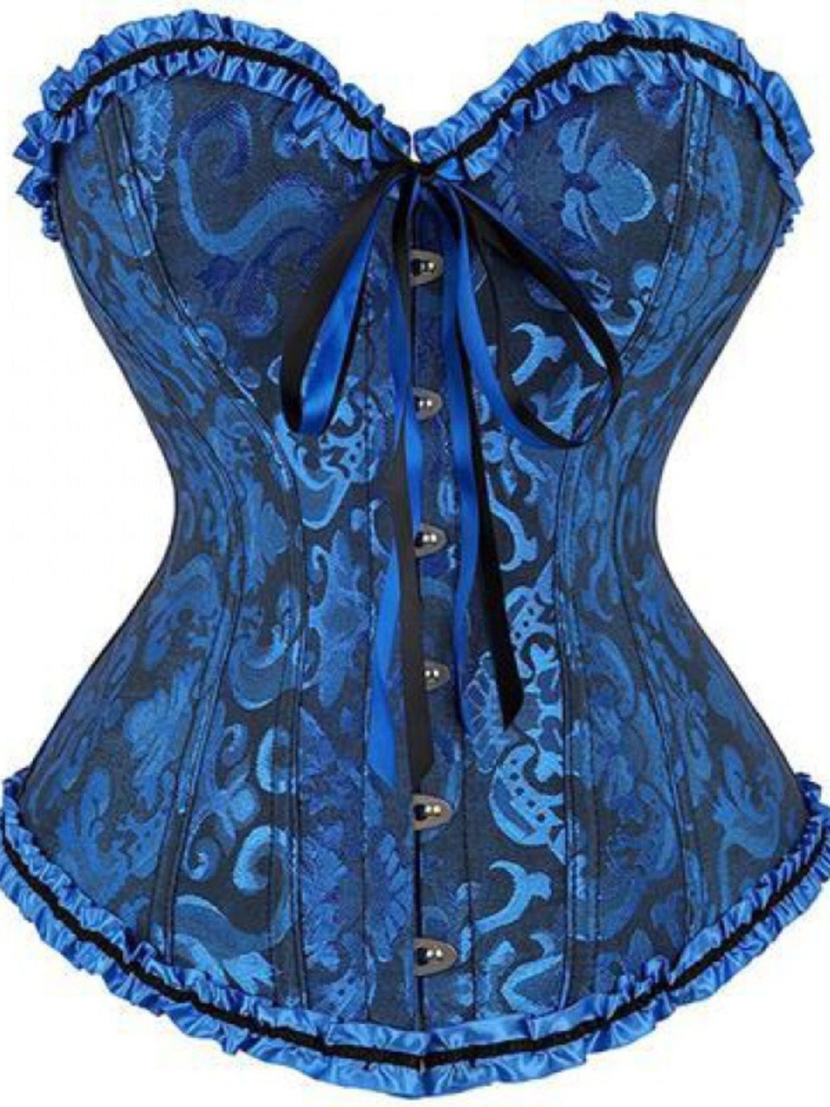 Ballet girl bow retro corset tight palace strap fishbone bra