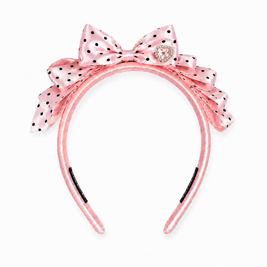 Headband in Pink Cherry Mousse