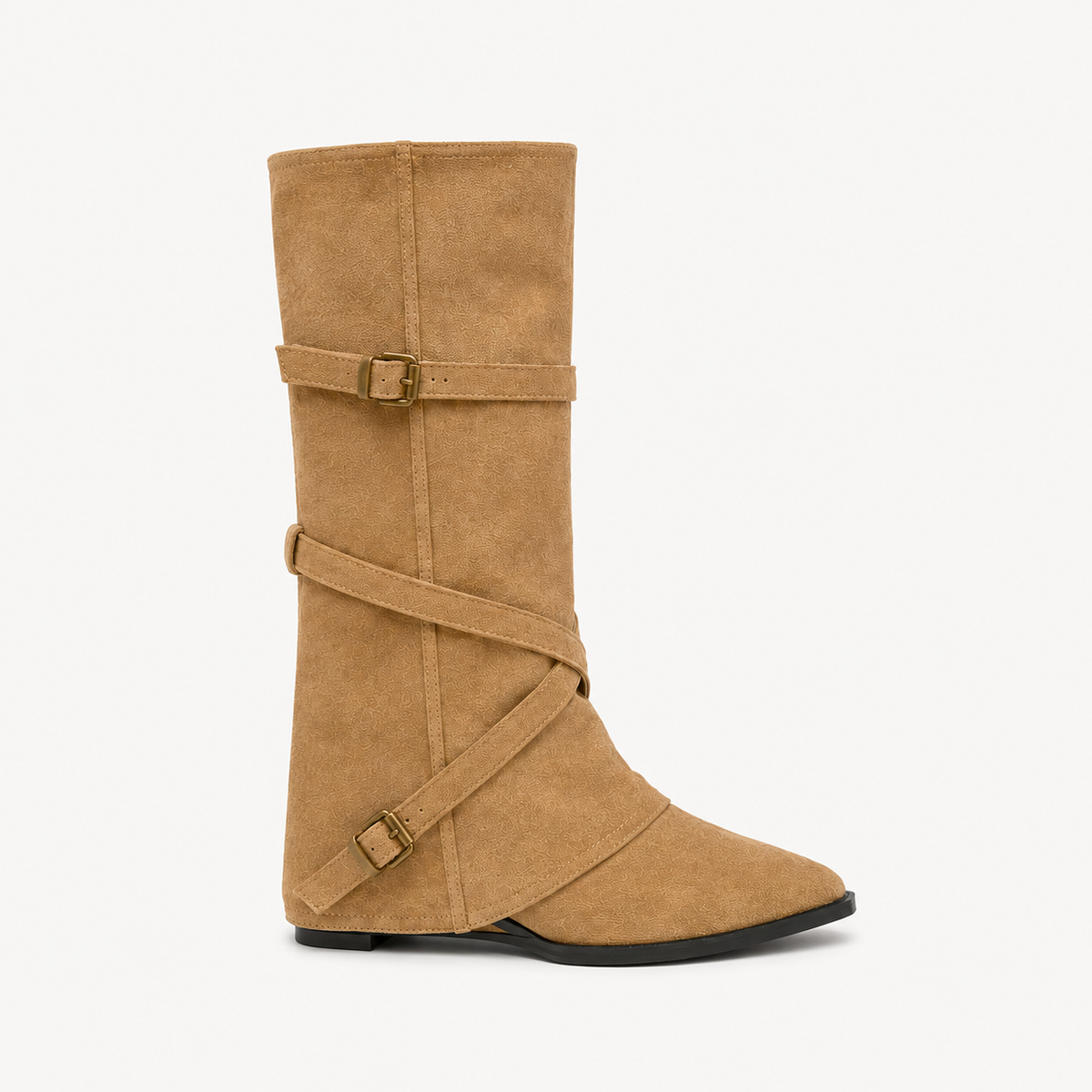 Sienna Buckle Strap Boots