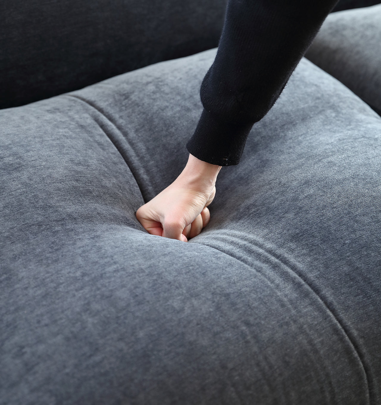 Italian minimalist petal sofa designer creative special-shaped modular sofa corner fabric sofa