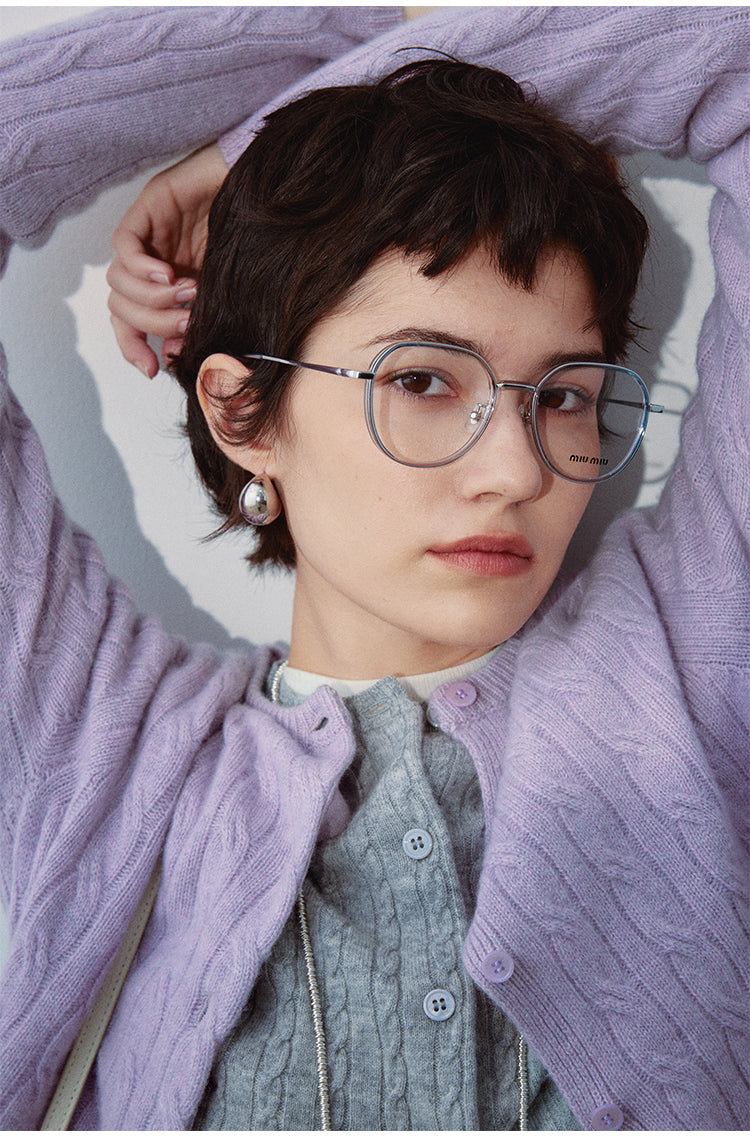 Pure cashmere cable knit sweater