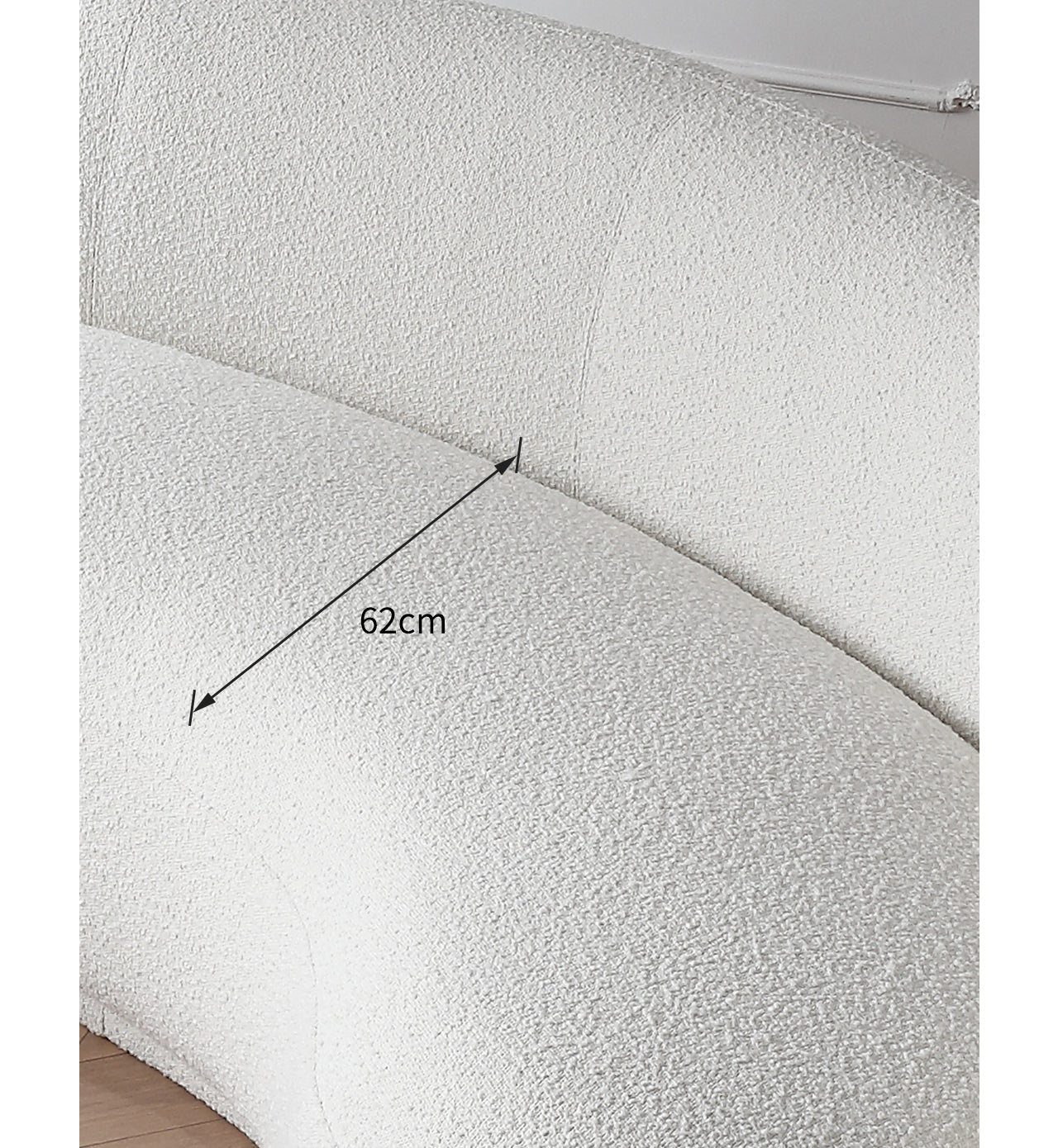 Minimalist special-shaped sofa Italian style designer living room Julep sofa curved cashew sofa