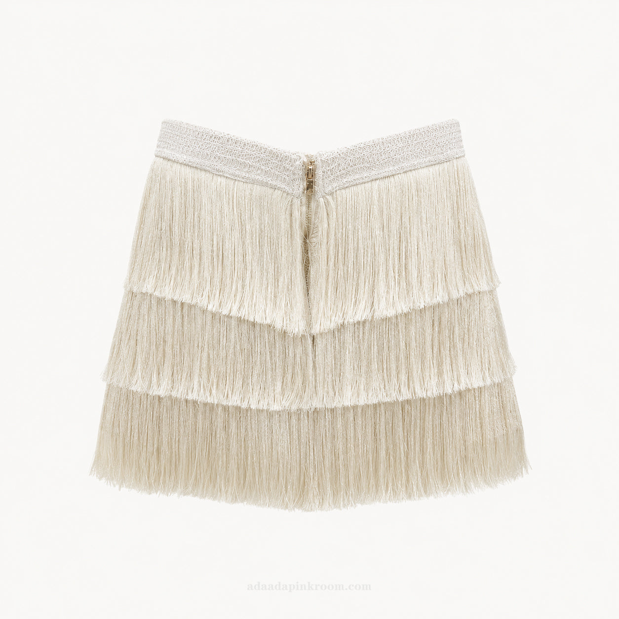 Fringed Mini Skirt