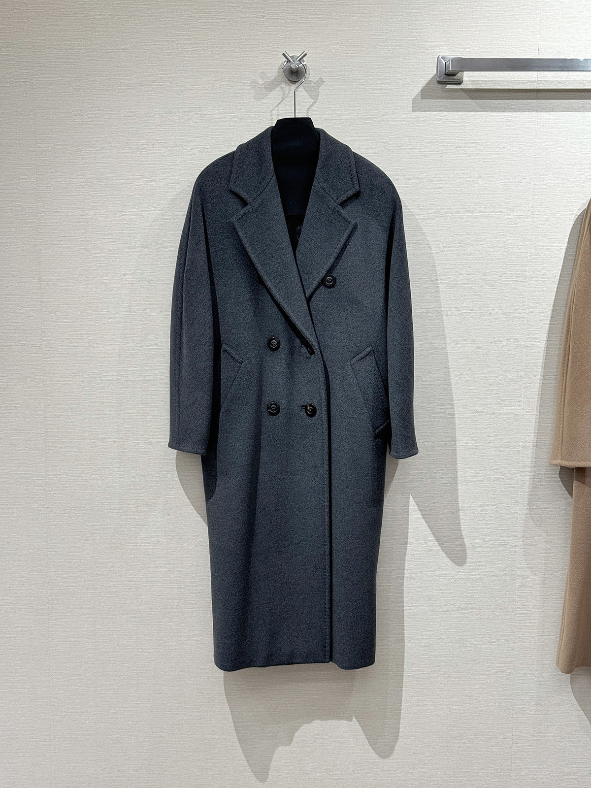Sheep wool cashmere coat