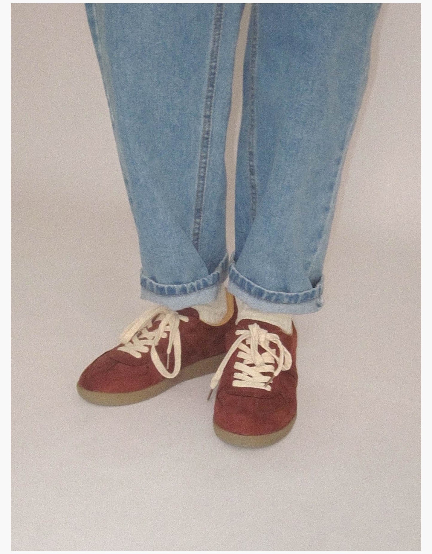 Cowhide multi-color stitching Dexun shoes