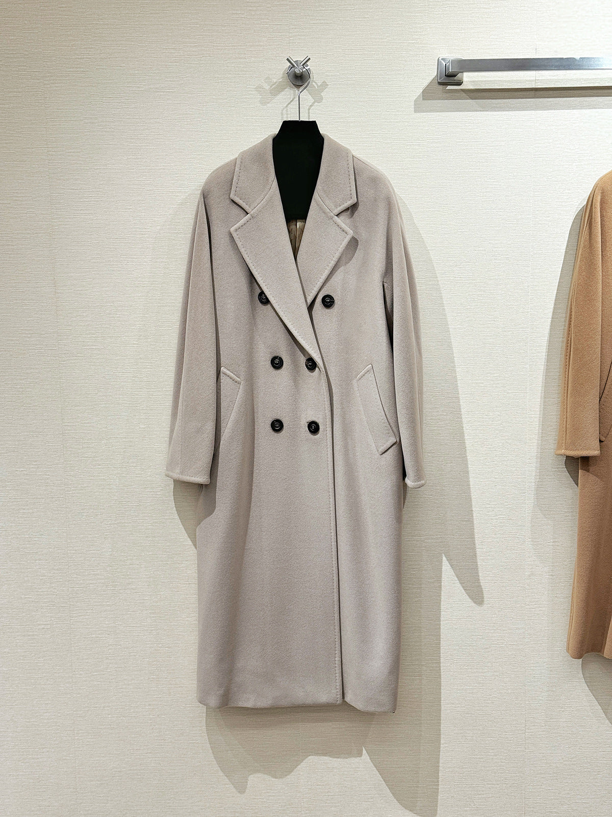 Sheep wool cashmere coat