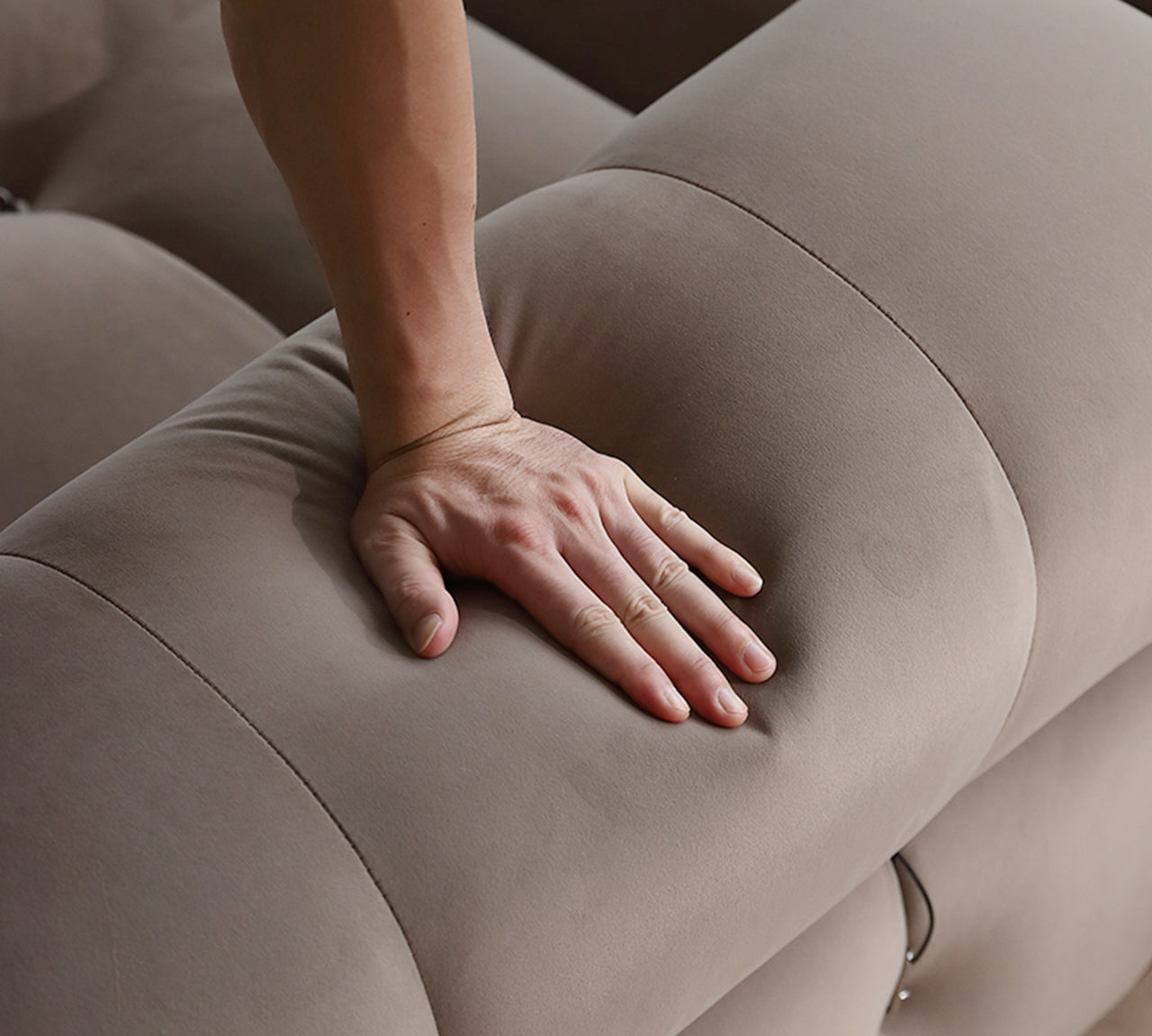 Retro style Yunduo sofa Nordic small apartment simple ins Internet celebrity bread module combination sofa