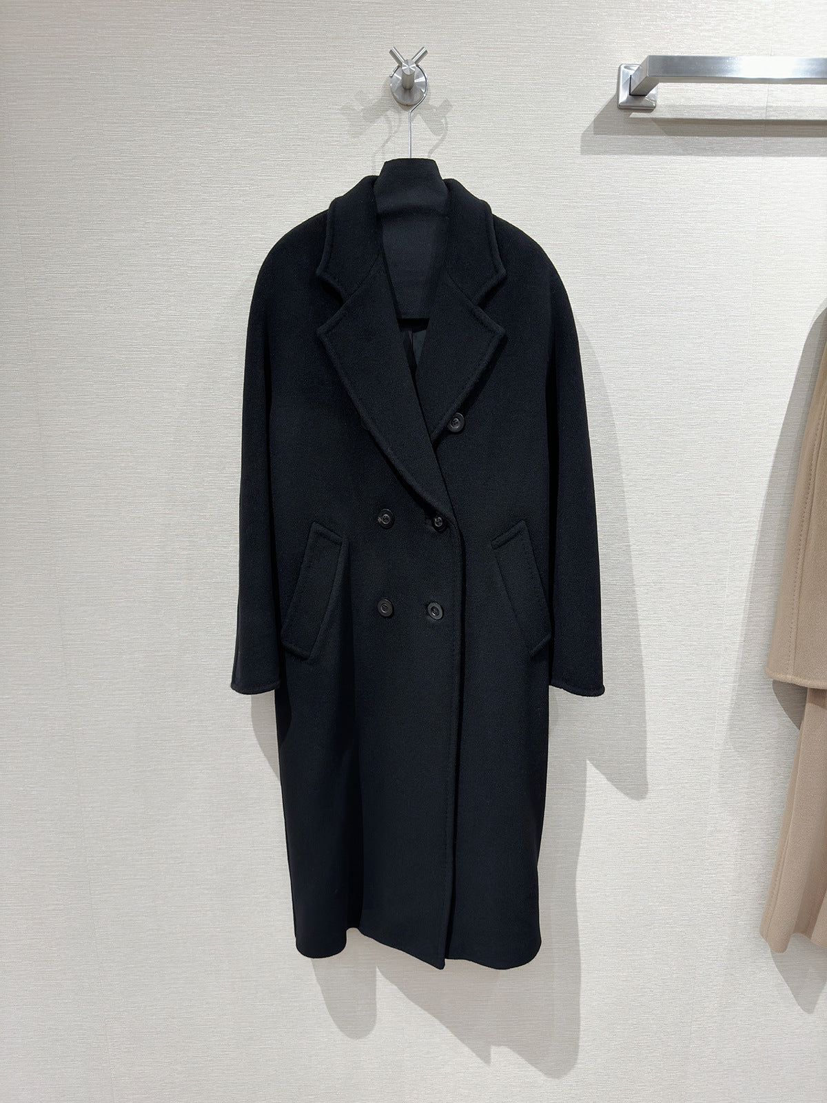 Sheep wool cashmere coat