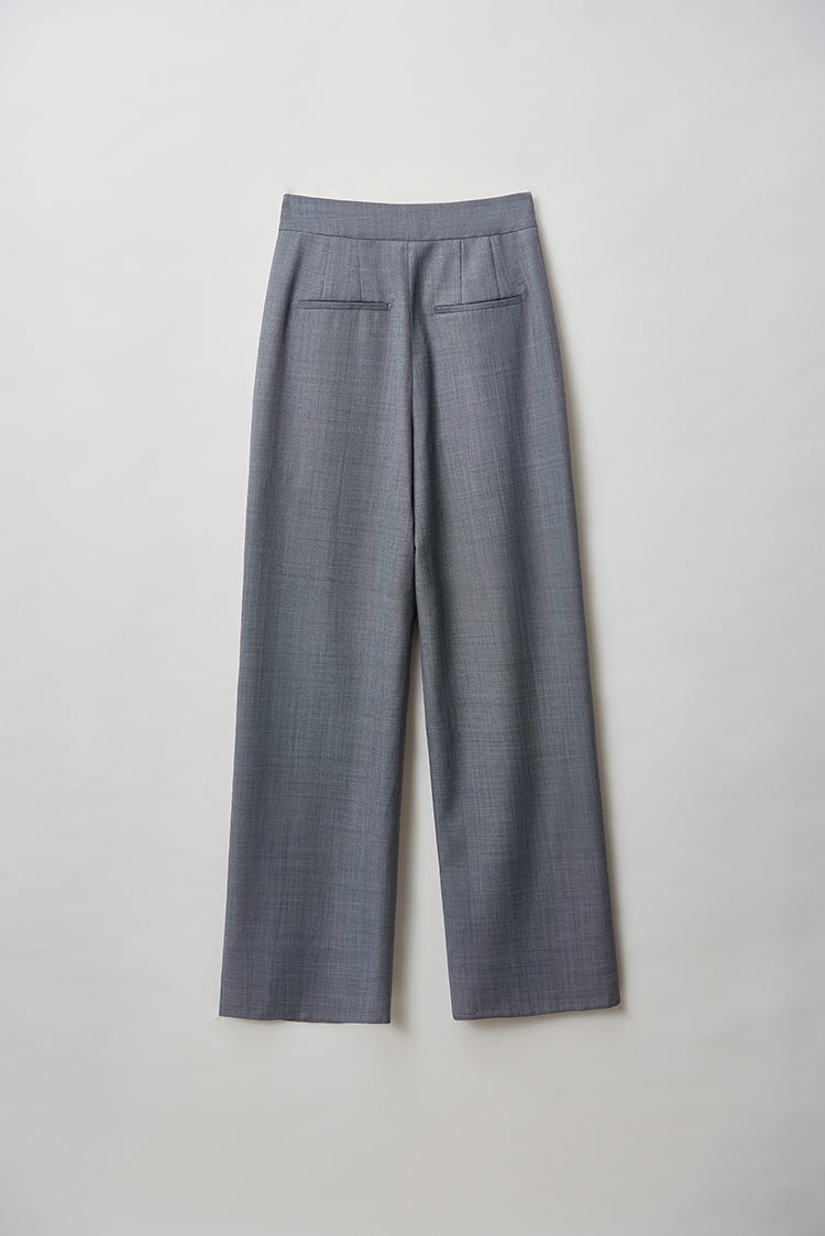 Australian wool blend Wang' brand wide-leg trousers