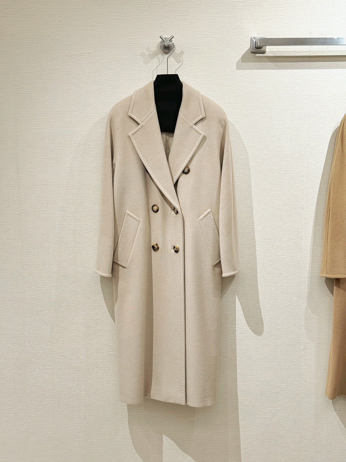 Sheep wool cashmere coat
