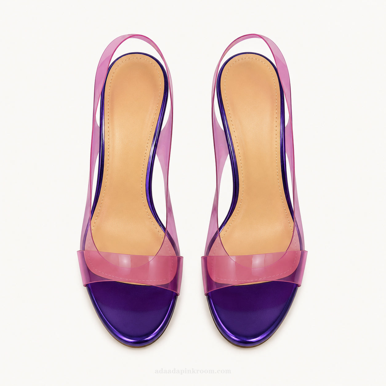 Transparent Heeled Sandals