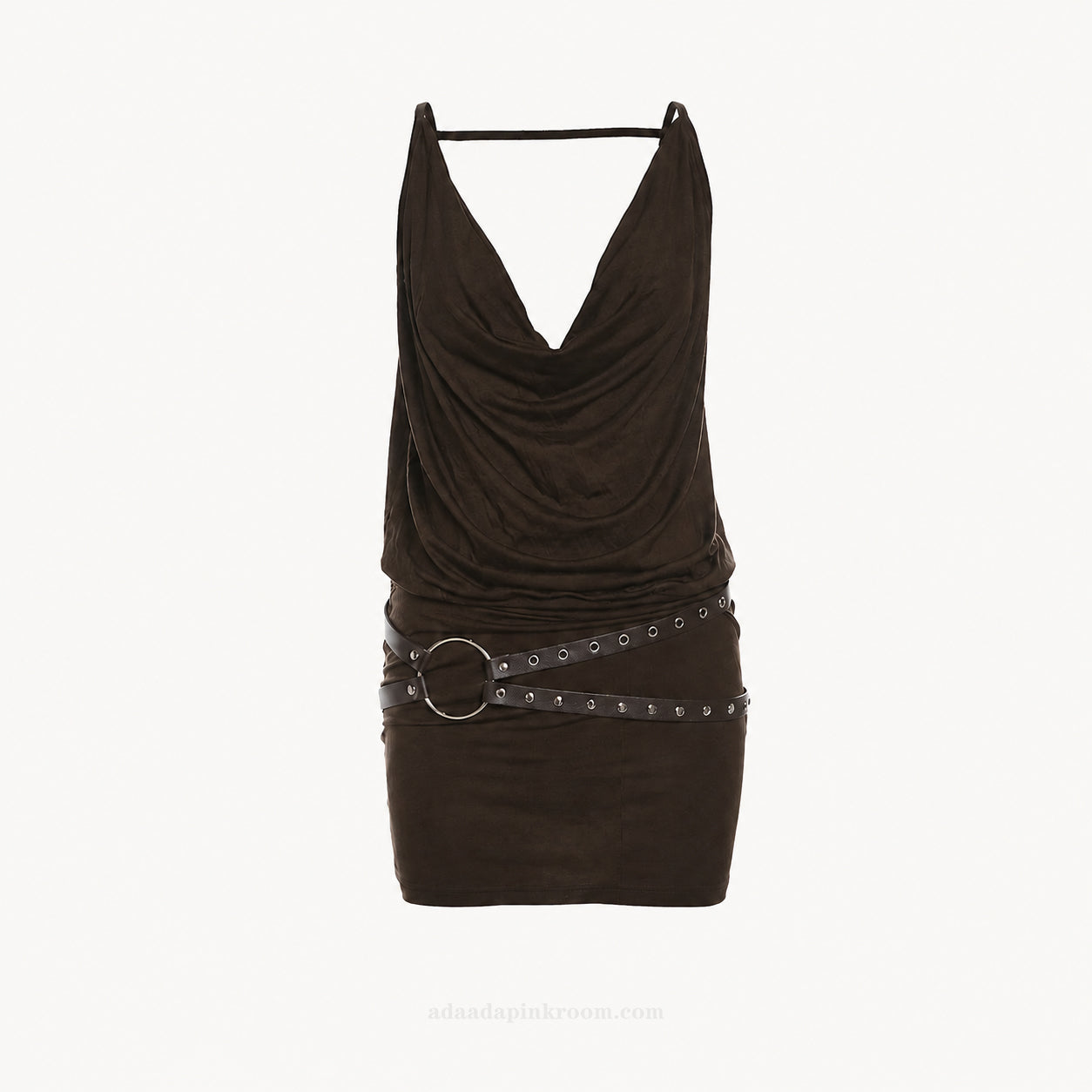 Draped Mini Dress