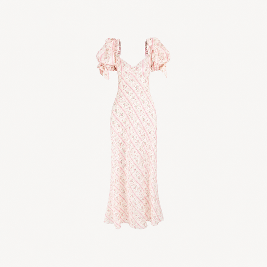 PRINTED MIDI DRESS