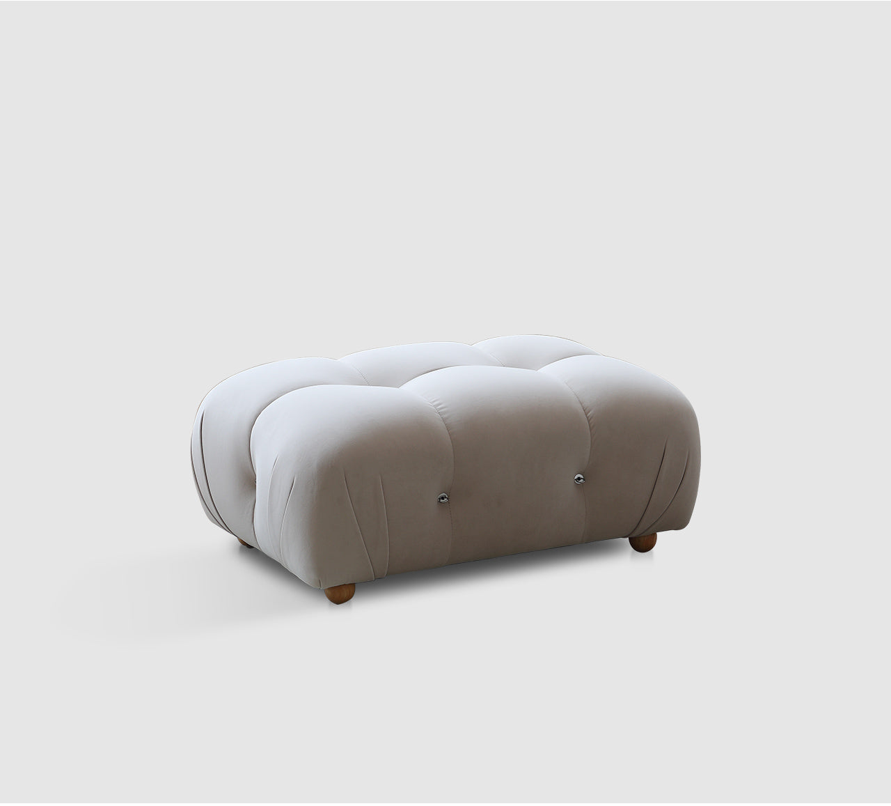 Cloud sofa ins style fabric cream frosted velvet simple retro modular sofa