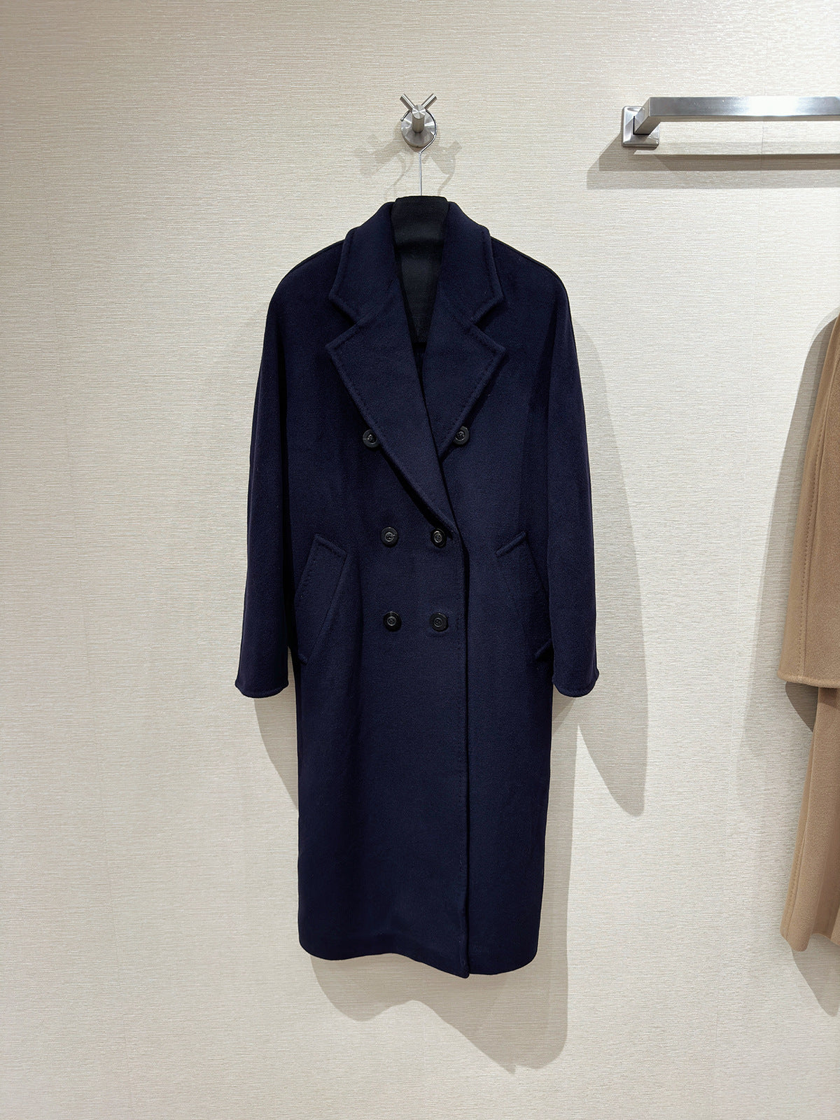 Sheep wool cashmere coat