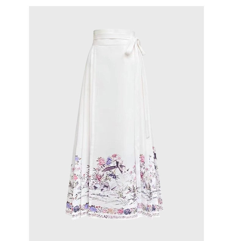New Chinese style horse face skirt