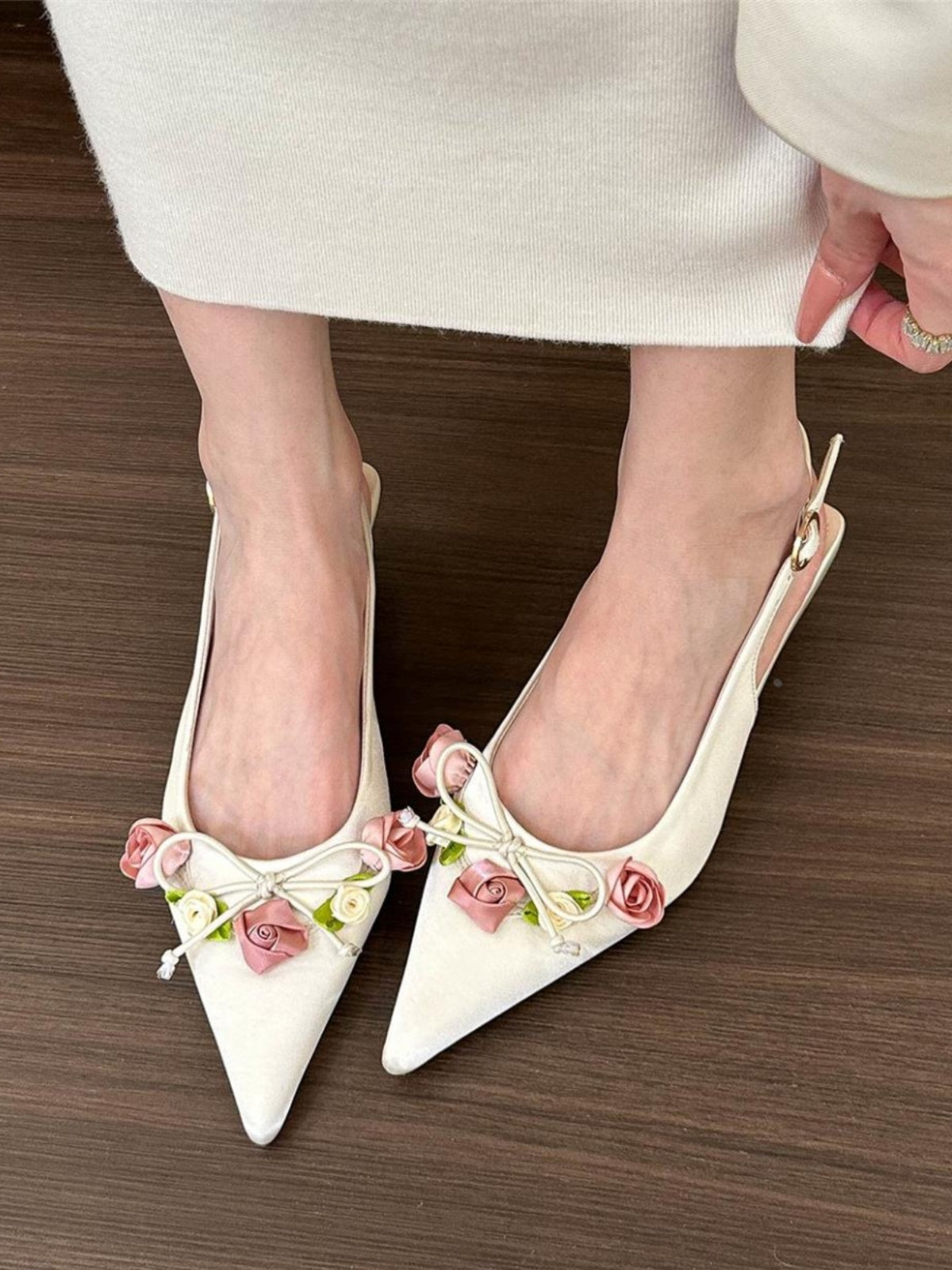 Flower Chinese sandals