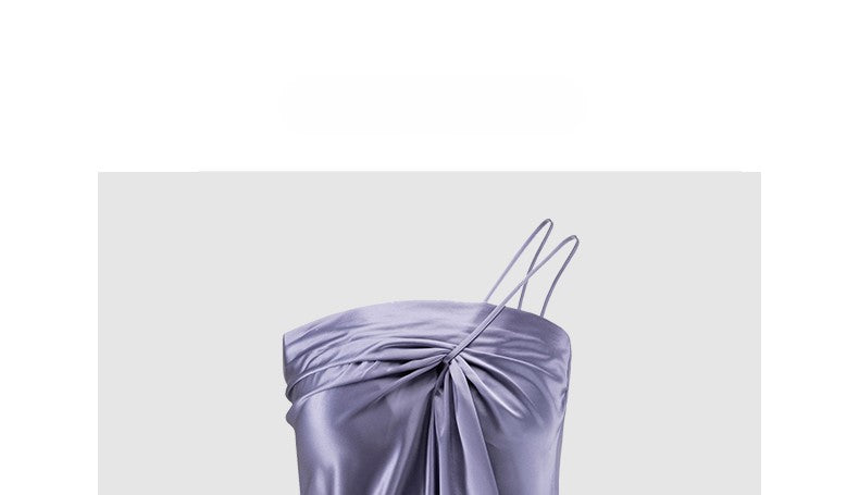 Purple One Shoulder Camisole