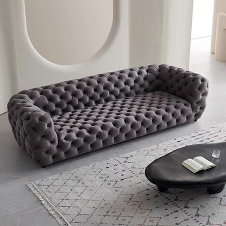 Moon surface sofa Italian minimalist sofa living room high-end designer large flat floor villa sofa