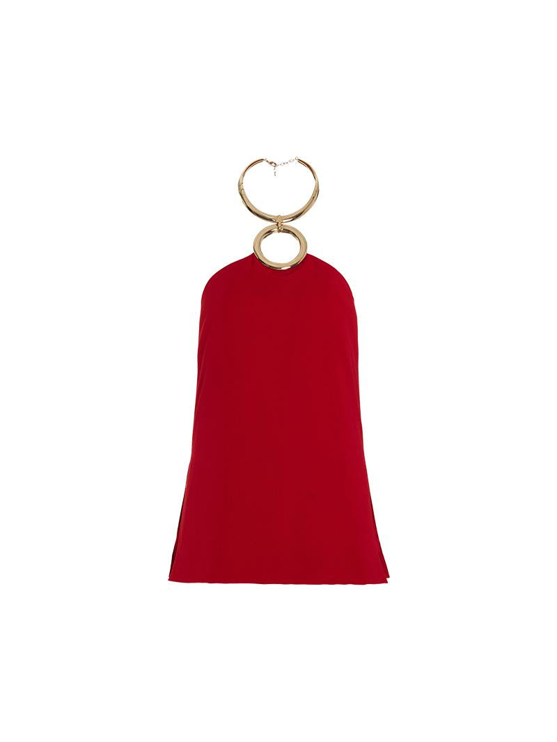 Red Halter Vest