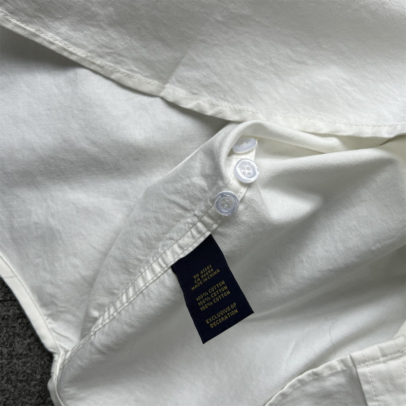 Embroidered cotton and linen shirt