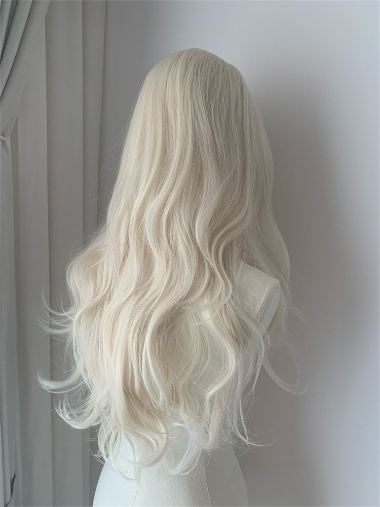 women's full head wig big wave curls