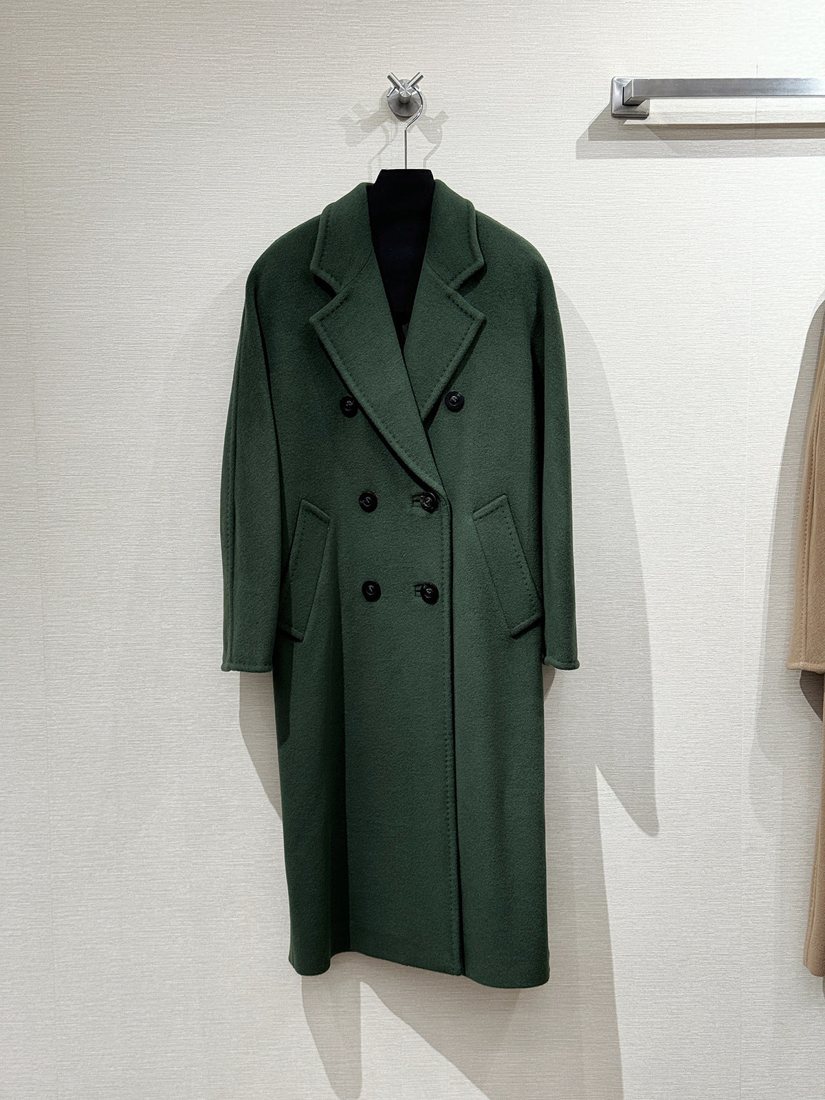 Sheep wool cashmere coat