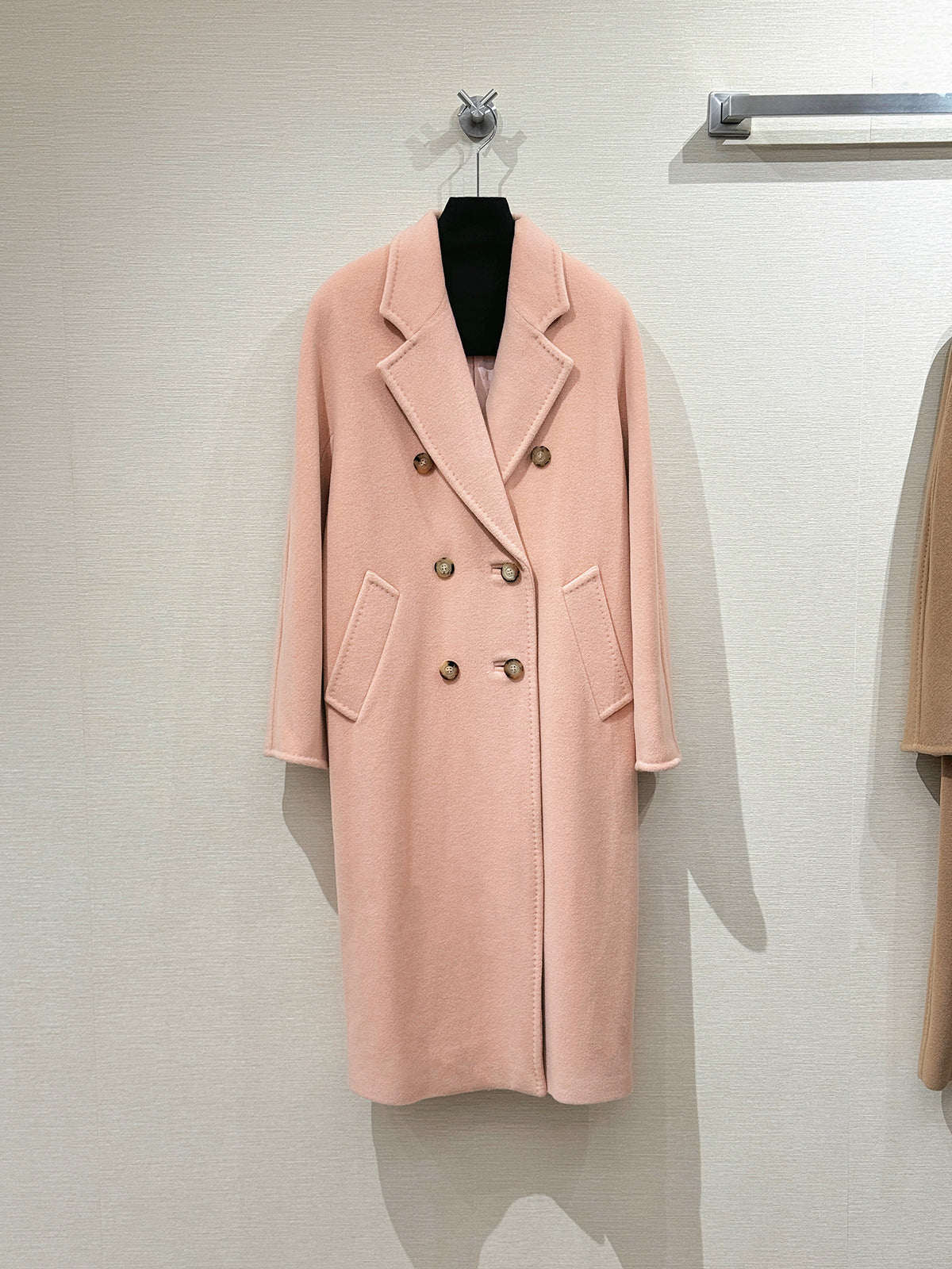 Sheep wool cashmere coat