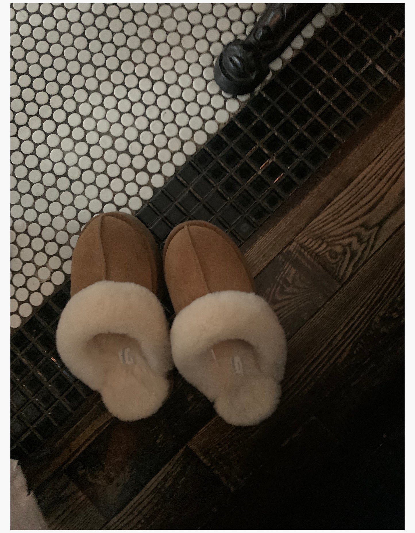 Thick-soled snow-covered cotton slippers