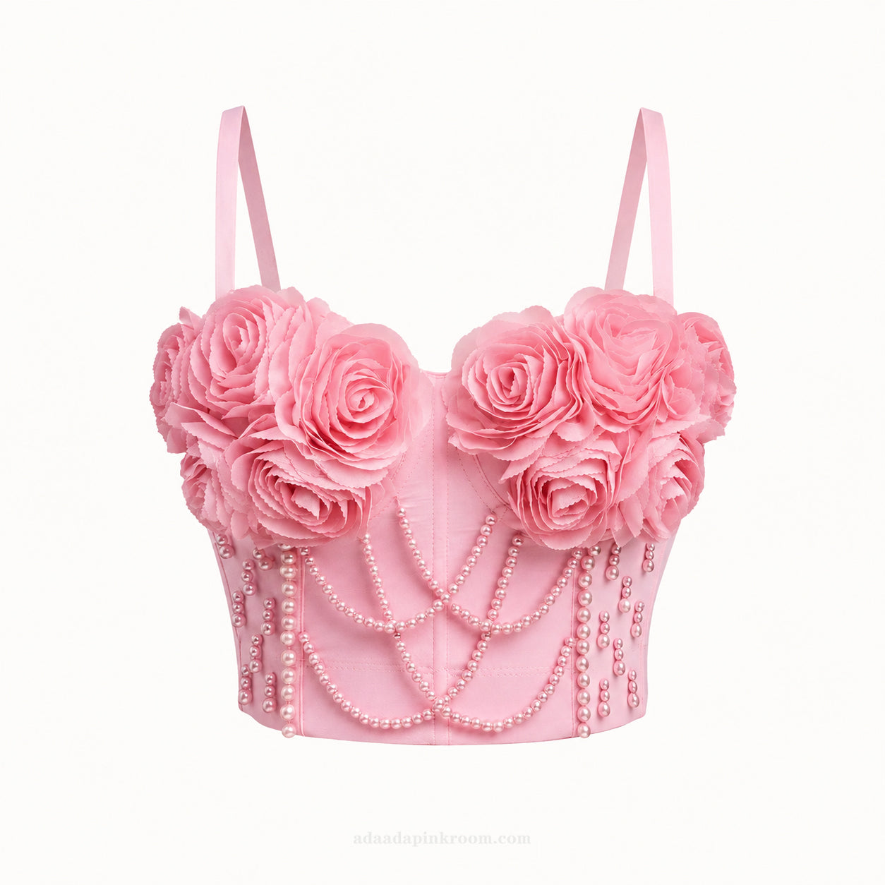 Embellished Corset Crop Top